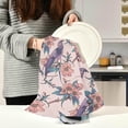 thumbnail image 3 of Floral Branch Kitchen Dish Towels Set of 6 Absorbent Hand Towels, Lint-Free 18"x28" Birds Fast Drying Hanging Dishcloths for Cooking Baking Home Clean, 3 of 7