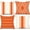 Orange, variant on Outdoor Pillow Covers 20x20 Inch Set of 4 Waterproof Modern Geometry Throw Pillows Outdoor Summer Waterproof Decor for Patio Funiture Garden Polyester Cushion Covers 013A