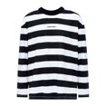 thumbnail image 1 of Hype - Camiseta Striped Print Continu8 de Manga Larga para Adultos Unisex (Negro), 1 of 5