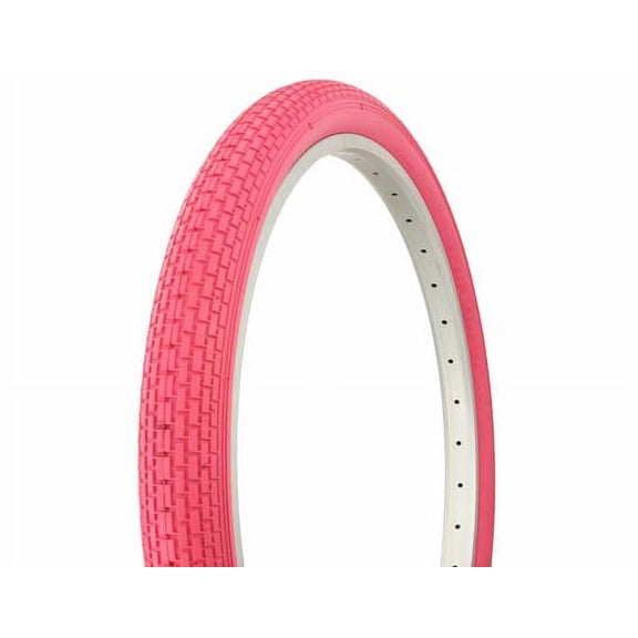Tire Duro 26" x 2.125" Pink/Pink Side Wall HF-120A. Bicycle tire, bike tire, beach cruiser bike tire, cruiser bike tire