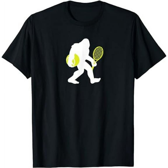 Bigfoot Tennis Player Shirt, Funny Cute Sasquatch Gift