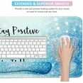 thumbnail image 5 of 4-in-1 Large Gaming Mouse Pad, Keyboard Wrist Rest Pad & Wrist Support Mousepad Set, Extended Desk Pad Waterproof Desk Mat for Home Office Study Game - Stay Positive, 5 of 7