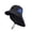 Black, variant on Boys Hat Neck Flap Sun Protection Bucket Hats Adjustable Chin Strap Kids Hiking Camping Outdoor Sports Headwear
