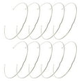 thumbnail image 1 of BRIGHTFUFU 10 Pcs Ressorts Encastrés Clips Design Métal Argent Clips de Fixation pour Éclairage Résidentiel, 1 of 8