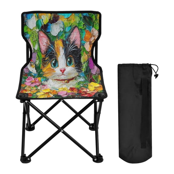 YAZAOO Camping Chairs Modern Blossom Bliss Pattern Folding chair