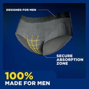 TENA Incontinence Underwear for Men, Protective, Super Plus, Extra Large, 56 Count
