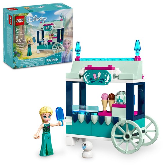 LEGO Disney Frozen Elsa’s Frozen Treats Building Set, Disney Princess Doll, 43234