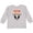 AC-Heather Grey, variant on Boston Terrier Dog Gift Girls Long Sleeve Toddler T-Shirt