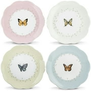 Lenox 6444731 Butterfly Meadow 4 Piece Dessert Plate Set