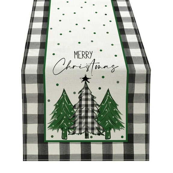 Christmas Tablecloth Christmas Tree Snowman Tablecloth Holiday Decoration Tablecloth