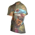 thumbnail image 3 of joogoo Vintage Frog Pattern Men's Cycling Jerseys Mountain Bike Short Sleeve Tops M, 3 of 7