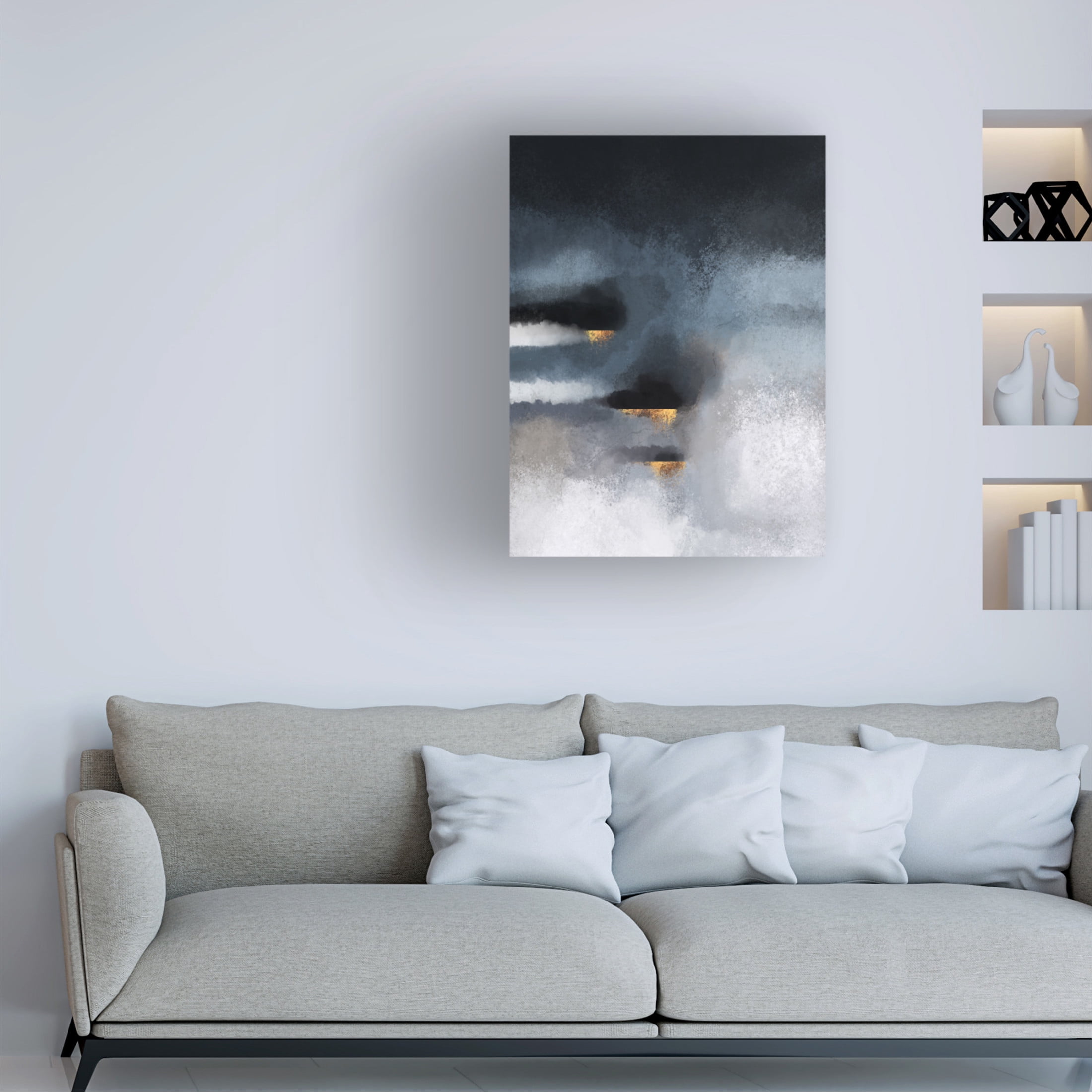 Trademark Fine Art Elisabeth Fredriksson  Cloudburst Canvas Wall Art