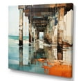 thumbnail image 2 of Designart "Perspective of the Coastal Pier II" Nautical & Beach Canvas Print, 2 of 5