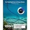 thumbnail image 3 of KFFKFF Pond Aerator Air Diffuser & 3/8 in Self-Sinking Hose Kit, 8in Silicone Diffuser with 100ft Flexible Aeration Hose for Ponds, Lakes, and Water Gardens, 3 of 9