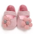 thumbnail image 4 of Baby Girls Princess Bowknot Soft Sole Cloth Crib Shoes Sneaker, 4 of 6