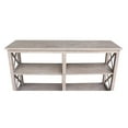 thumbnail image 7 of International Concepts Hampton 60" Console Table in Washed Gray Taupe, 7 of 7
