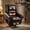 Brown, variant on Power Lift Recliner Chair with Heat Massage, Dual Motor Infinite Position, USB Ports & Side Pockets, Antique Brown