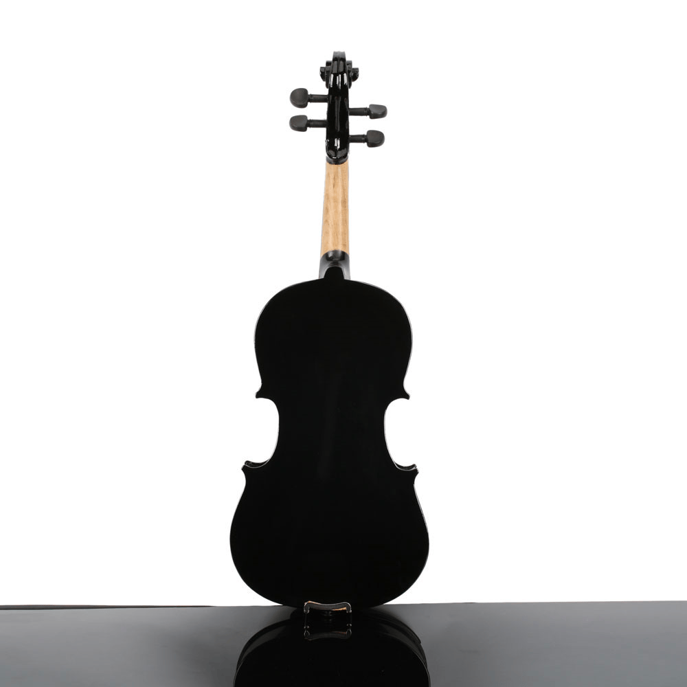 Tcbosik 3/4 Acoustic Violin Set For Beginners, Fiddle Kit with Bow, Case and Rosin, Black