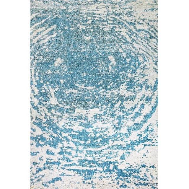 Dynamic Rugs ZO9126627510 7 ft. 10 in. x 10 ft. 10 in. Zodiac 6627 Rectangle Contemporary Area Rug - 510 Aqua Blue