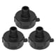 thumbnail image 2 of Conector de tanque IBC de 3 piezas, rosca G3/4, adaptador de drenaje de plástico ABS, accesorio de válvula de repuesto S60 BUT, 2 of 14