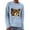 Light Blue, variant on Sweater for Women Knit Cute Animal Graphic Long Sleeve Crewneck Winter Sweaters Beige