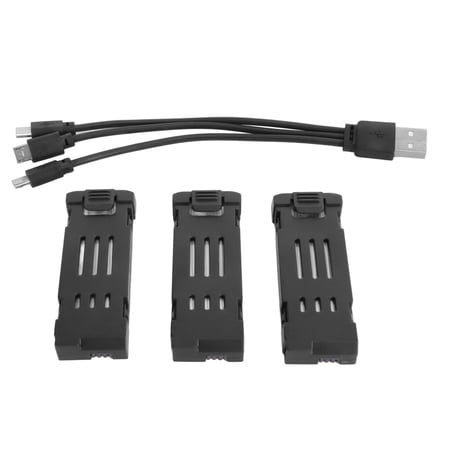 RC Drone Lithium Battery 3.7V 1800mAh Remote Control UAV Battery for E58 E68 JY109 998PRO Quadcopter 3pcs
