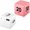 White, Pink, variant on 2 Pieces Cube Productivity Timer Flip Gravity Sensor Flip Countdown Countup Workout Timer Management 1 3 5 10 Minutes and 15 20 30 60 Minutes for Back to School Work Kitchen-White