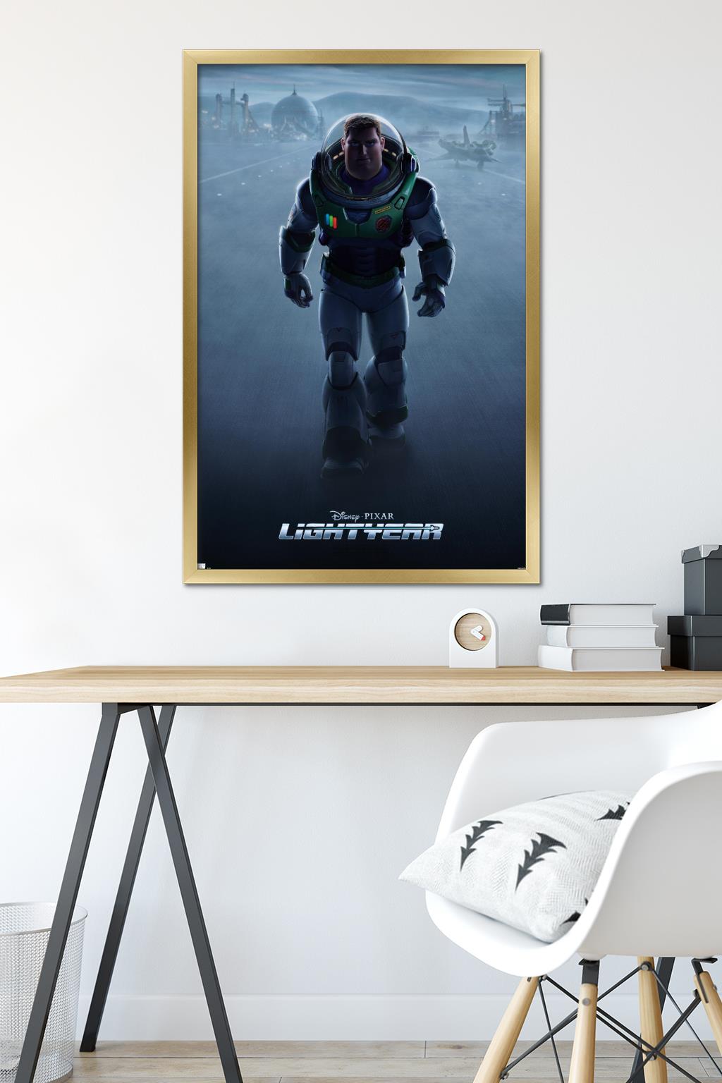 Disney Pixar Lightyear - Buzz Lightyear One Sheet Wall Poster, 22.375" x 34" Framed