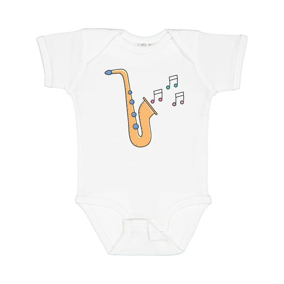 Inktastic Saxophone Player Music Girls Baby Bodysuit