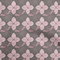 thumbnail image 1 of oneOone Cotton Flex Pink Fabric Asian Tile Traditional Floral Sewing Craft Projects Fabric Prints By Yard 40 Inch Wide, 1 of 4