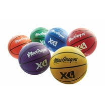 MacGregor® Indoor/Outdoor Basketball Junior Size (27.5") Rainbow Pack of 6