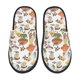 thumbnail image 1 of Balery Mushrooms Pantuflas de Casa de Felpa Silenciosas con Diseño Estampado, Zapatillas Cómodas Antideslizantes de Algodón para Interior-Medium, 1 of 8