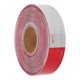 thumbnail image 1 of Cinta Reflectante Unique Bargains 209.97ft x 1.97" Cinta Adhesiva de Advertencia Argyle para Exteriores Reflector para Coches Camiones PET Rojo, Blanco 1 Pc, 1 of 1