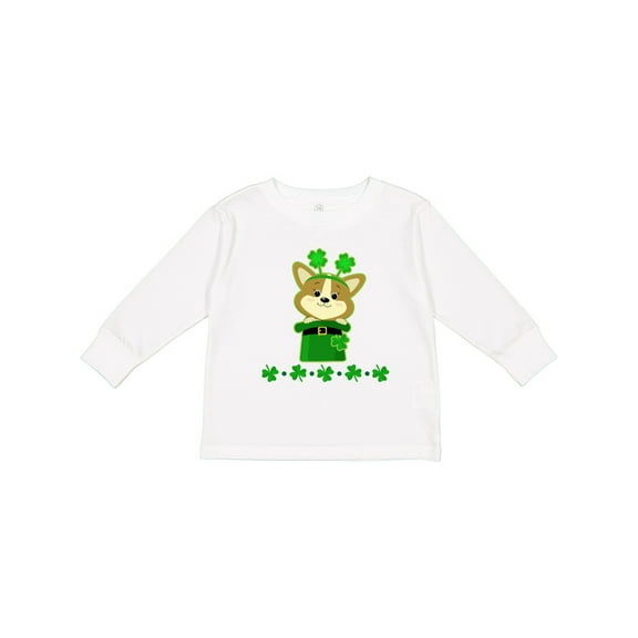 Inktastic St Patricks Day Clothes Boys or Girls Long Sleeve Toddler T-Shirt