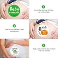 thumbnail image 3 of EeaseCA 28pcs Pregnancy Weekly Belly Growth Stickers Commemorative Photography Props, 3 of 7