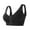 Black, variant on Women's Double Lined Bralettes Cdg Large Cup Size Women Seamless Sports Bra Wirefree Yoga Bra with Removable Pads Black 4Xl