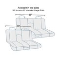 thumbnail image 2 of Kurgo Extended Width Wander Car Bench Seat Cover for Dogs, Charcoal Grey—Stain &amp; Water Resistant—Machine Washable, 2 of 6