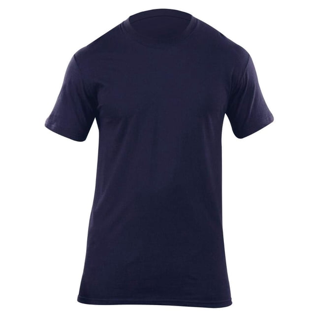 Remera 5.11 Azul Marino Oscuro Talle Grande Cuello Redondo Algodón