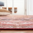 thumbnail image 4 of SAFAVIEH Tucson Regent Traditional Machine Washable Runner Rug, Navy/Rust, 2'6" x 10', 4 of 9