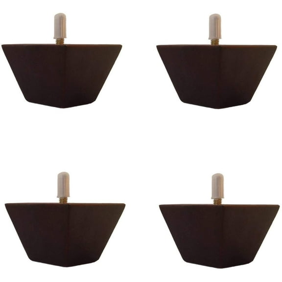 BingLTD - 2" Mahogany Square Tapered Hardwood Sofa Legs - Set of 4 (ST302-157)