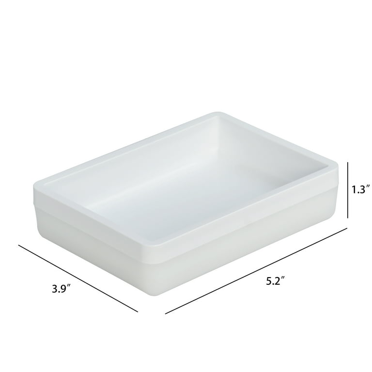 Frosted Glass 4-Piece Bathroom Accessory Set
