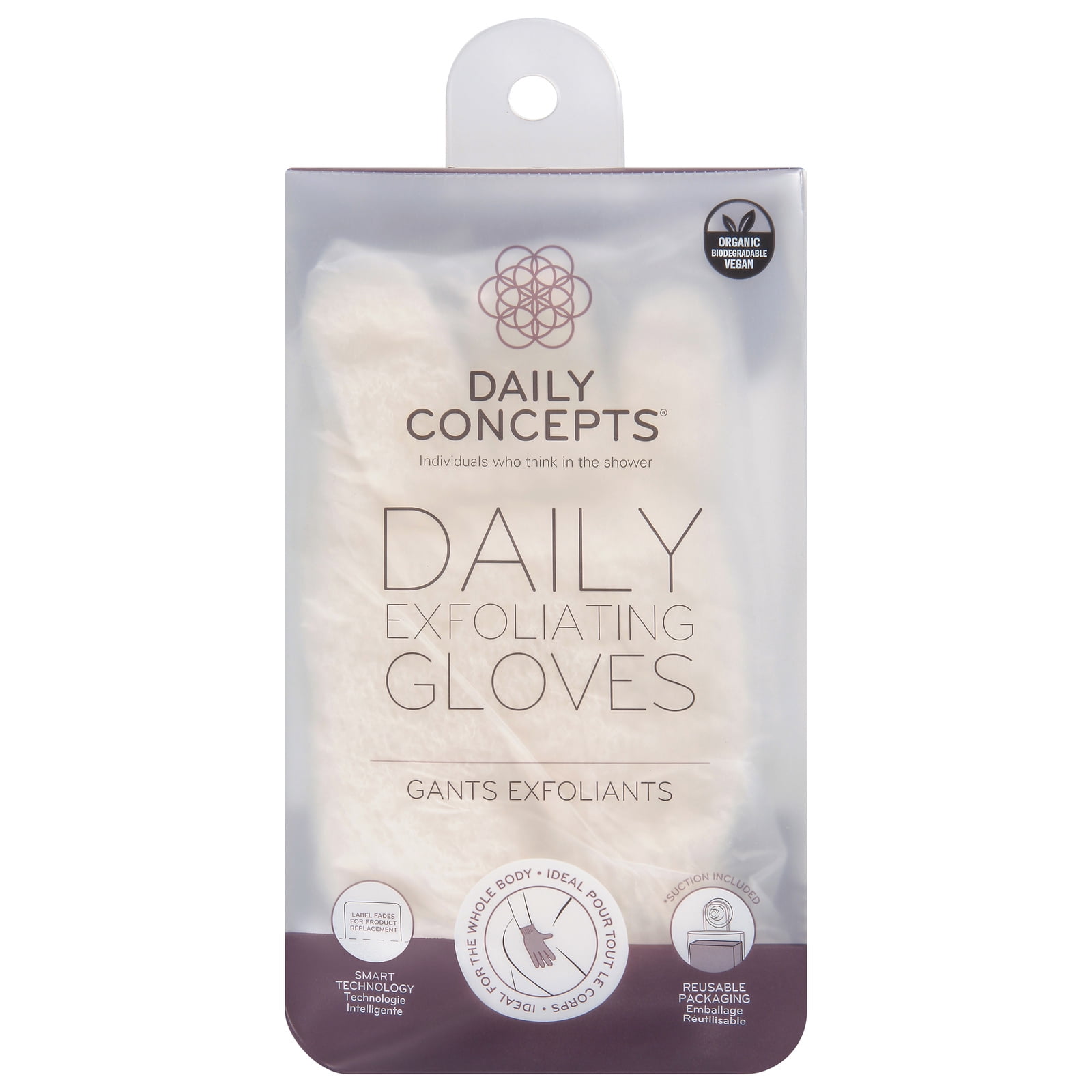(5 pack) Daily Concepts - Gloves Exfoliating - 1 Each -1 Count