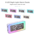thumbnail image 1 of Fiudx Reloj Despertador Led con Espejo Hd, Pantalla Digital Multifunción, Brillo y Sonido Ajustables, Alarma Dual, Función de Repetición, Luz Nocturna, Carga Usb, Ideal para Dormitorios de Estudiante, 1 of 6