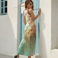 thumbnail image 7 of Mermaid Fish Scales Pattern Design Sleeveless Dress Summer Clothes for Women Women's Clothing 2025, 7 of 7