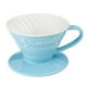 thumbnail image 2 of Cafetera de porcelana con filtro de goteo para café espresso Azul, 2 of 6