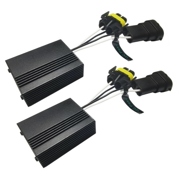 AUXITO H4 H7 H8 H9 H11 H13 9003 9005 9007 HB2 HB3 HB5 Canbus Adapter Anti-Flicker Warning Canceler for LED Headlight