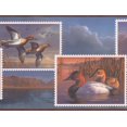 thumbnail image 1 of Ducks on Postage Stamps Evening Lake Wallpaper Border Retro Design, Roll 15' x 10'', 1 of 3