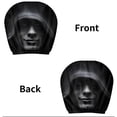 thumbnail image 7 of MMJ Car Seat Covers Funny Print Headrest Protector Set of 2 Universal Auto Accessory 14.17x6.69in, 7 of 7
