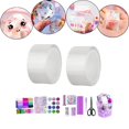 thumbnail image 1 of destyer Blow Bubbles Double Sided Tape for Kids Classroom DIY Craft Handmade Ball 2PCS Storage Bucket Clear, 1 of 9