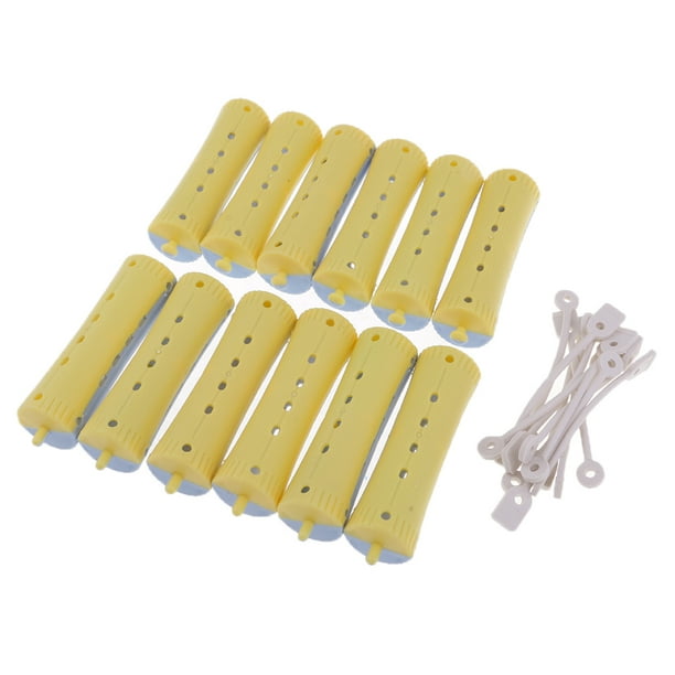 12 Piezas Pinzas para el cabello Sunnimix Varillas de permanente 9 x 2.5 cm